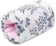 Bellochi Small Nursing Pillow - On the Go - 100% Cotton Mini Pillow for Baby - OEKO-TEX Certified - Practical, Comfortable Breastfeeding Arm Pillow - 24 x 18 cm - Pink Berry