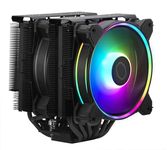 Cooler Master Hyper 622 Halo Black Dual Tower CPU Air Cooler, 120 Halo² PWM Fan, Dual Loop ARGB, 6 Copper Heat Pipes, Nickel-Plated, 154mm Tall, AMD Ryzen AM5|AM4, Intel LGA 1851|1700|1200 Brackets