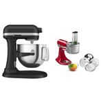 KitchenAid 7 Quart Bowl-Lift Stand Mixer (KSM70SKXXBK) + ExactSliceâ„¢ Food Processor Attachment