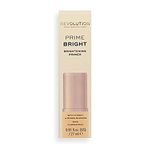 Makeup Revolution Prime Bright Brightening Gold Gloss Primer Serum With Nourishment And Brightens Skin, Lightweight, Non Greasy For Paraben & Cruelty Free Makeup-19ml