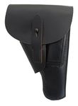 Epic Militaria Reproduction WW2 German Walther PP Soft Shell Holster - Black Leather