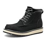 Bruno Marc Men's Winter Snow Boots Fashion Casual Comfort Warm Boots,SBCH2302M-1,Black,Size 13 M US