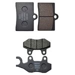 NIKAVI DP28 - DP3 Combo Brake Disc Pad Compatible for Mahindra Mojo (Front & Rear)