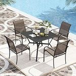 VICLLAX 5 Pieces Patio Dining Table