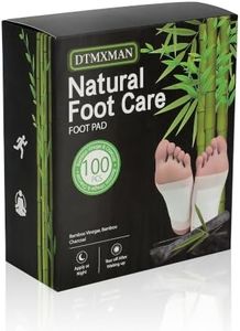 100 PCS Bamboo Foot Pads | Comfortable Overnight Application for Men & Women