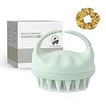 Sndyi Scalp Massager Shampoo Brush, Scalp Scrubber with Soft Silicone Bristles, Scalp Exfoliator for Dandruff Removal, Scalp Massager for Hair Growth, Wet Dry Hair Brush for Scalp Care