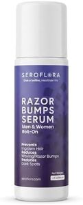 Seroflora Ingrown Hair & Razor Bump Roll On for Men & Women, Bikini Area, Face, Legs & Body, After Shave & Waxing Serum, 3.5 Fl Oz