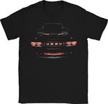 American Muscle Car Challenger Racing Automobile T-Shirt 100% Cotton (M, Black)