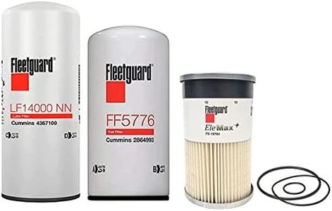 Genuine Fleetguard - Cummins Filtration LF14000NN - FF5776 - FS19764 Maintenance Filters Kit For Cummins