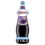 Ribena Blackcurrant Squash No Added Sugar 1.5L – Real British Blackcurrants | Rich in Vitamin C | No Artificial Colours or Flavours | 100% Recycled Plastic Bottle