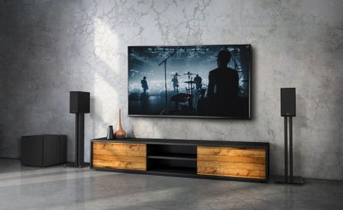 Klipsch R-40PM Powered Speakers – Bluetooth Bookshelf Stereo Pair