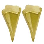 SPARES2GO Diamond Shape Log Splitter Wood Wedge (Pack of 2)