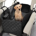 KOZI PET Hammock with Mesh Window Pet Backseat Protect Pad Car Seat Cover for SEDAN & SUV Cars, Oxford, Nylon Mesh