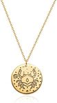 VACRONA Dainty Gold Lock Initial Ne