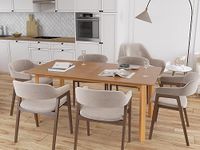 Flair Asuna 6-8 Seat Extending Dining Table (170-210cm) - Oak