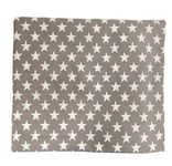 Rhome's 3 Metres, Grey and White Star Printed, 100% Cotton, for Sewing, Quilting, Dressmaking, Home Decor, Crafts, Gift Wrapping, 42 Inch Width