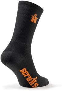 Scruffs T53545 Worker Socks 3pk Size 7-9.5 , black