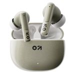 GOBOULT W60 True Wireless in Ear Earbuds 60H Playtime, ZEN Quad Mic ENC, 50ms Xtreme Low Latency, Made in India, Type-C Fast Charging, 13mm Driver, IPX5 Combat Gaming mode,TWS Ear Buds Wireless(Green)