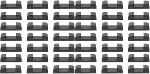 Baluue 100 Pcs Display Stand Base Glass Jewelry Display Case Jewelry Holder Stand Medal Display Case Display Stand Bases Coin Display Floating Frames Plastic Bases Jewelry Holder Bases 3d