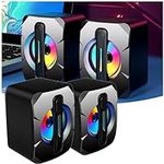 2PCS RGB Desktop Speakers,Computer 