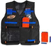 Nerf Elite - Tactical Vest inc 12 Official Elite Darts & 2 Blaster Clips - Kids Toys & Outdoor Games - Ages 8+