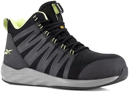 Reebok Volcom Safety Bota VM30244 S3S, Evolve Line, Negra, Puntera en composite