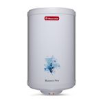 Racold BUONO PRO NXG Storage Water Heater 10L - Free Standard Installation & Pipes, 5 Star Rated, ABS Body Vertical Geyser for Bathroom,3 Safety Levels, Rust Proof Body with Titanium Coating, White