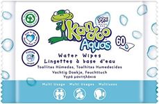 Kandoo Aquas 99% Water Based Flushable Moist Toilet Tissues, 12 x 60 Wipes ( Total 720 wipes), Biodegradable, Plastic Free, Toilet Training Wet Toilet Tissues, Toddler Wipes, Multipack