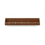 Umbra Cubby Entryway Organizer, Light Walnut/Warm Gold