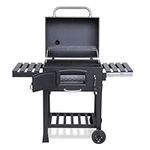 CosmoGrill Outdoor XL Smoker Barbecue Charcoal Portable BBQ Grill Garden