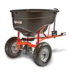 Agri-Fab AG45-0463 130lb Towed Broadcast Smart Spreader - Black/Orange