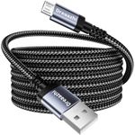 Dreaazhi Long Micro USB Cable 5M,Android Charging Cable, Micro Charging Cable Braided Compatible with PS4 Controller,Samsung Galaxy J7,S7,S6,Kindle Fire,Fire HD Tablet,HTC,LG,Motorola etc