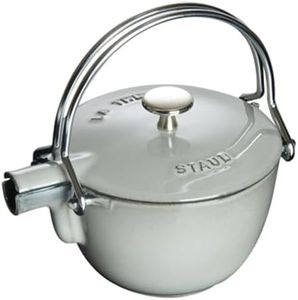 STAUB Cast Iron Tea Pot, Graphite Grey