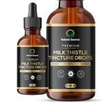 Milk Thistle Extract Drops - Milk Thistle Complex high Strength 100ml=3 Month Supply-Fresh Plant Extract with no Added Ingredients or fillers-Milk Thistle Complex for Dogs-UK Produced & GMP Certified