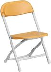 Flash Furniture 2 Pk. Kids Yellow Plastic Folding Chair