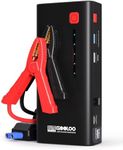 GOOLOO Jump Starter 3000A Peak Car Jumper Starter 12V SuperSafe Lithium Jump Box, Battery Booster Pack, Portable Car Battery Charger, and Jumper Cables for Up to 8.5L Gas or 6.0L Diesel Engine