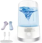 Portable Mini Washing Machine | Compact Deep Cleans Underwear, Baby Clothes, Small Laundry | Lightweight for Apartment, Dorm, Hotel, Travel & Camping | Quiet Energy-Efficient (White)