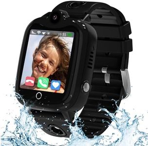 YEDASAH Montre Connectée Enfant 4G, Montre Intelligente Enfants avec GPS, Vidéo, Appel, Podomètre, Mode Scolaire, Réveil, Chat, Cadeaux pour Garçons et Filles 4-14 Ans