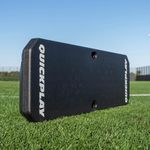 QUICKPLAY Replay Boombox Football Rebound Board - Portable Dual Surface Rebounder with Adjustable Angle - Soccer Training Equipment for Control, Passing Practice