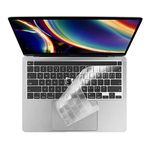 EooCoo Keyboard Cover Protector Skin Compatible for MacBook Pro 13 inch 2020-2023 M1 M2 A2338 A2251 A2289 Premium Ultra Thin Keyboard Cover with Touch Bar&Touch ID,TPU Clear