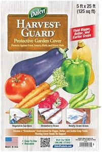 Harvest Guard Freeze Protection Plant Cover, Floating Frost Blanket for Outdoor Plants and Lawn Seed Germination, Reusable Garden Fabric Plant Cover Warmer for Harsh Weather (5' x 25')