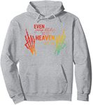 TIYL Even Savage Bitches Go to Heaven -Jelly Roll Pullover Hoodie (Grey,M)