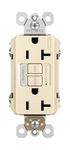Legrand radiant 2097NTLTRLA 20 Amp Night Light GFCI Self Test Tamper-Resistant Decorator Duplex Outlet with Cool Touch LED, Light Almond (1 Count)