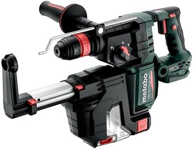 metabo Akku-Kombihammer KH 18 LTX BL 28 Q Set ISA - 18 V, 3 J Schlagenergie - SDS-Plus, Bürstenlos, integrierte Staubabsaugung, Vibrationsdämpfung, Schnellwechselbohrfutter - Inkl. metaBOX 185 XL