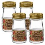 URBN-CHEF Quattro Stagioni Preserve Jars with Airtight Screw Lid from (4, 200ml)