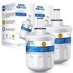 Water Filter Replacement for Samsung Aqua Pure Plus DA29-00003G,DA29-00003F, HAFIN1, HAFIN1/EXP,DA29-00003B, DA29-00003A, DA97-06317A, RFC1100A 2 Pack by GOLDEN ICEPURE RWF1100A (Invoice Available)