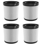 Leemone HEPA Filter Compatiable with Fabuletta FSV101 & FSV001, Lubluelu 202, Girnoor G160 & G165, Afoddon A300, Oraimo OSV-102, Besswin W26, VacLife VL732 Cordless Stick Vacuum Cleaners, 4 Pack