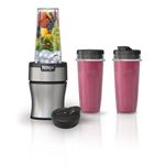 Ninja BN301 Nutri-Blender Plus Compact Personal Blender, 900-Peak-Watt Motor, Silver