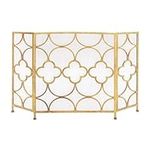 50 Inch 3 Panel Metal Fireplace Scr