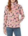 Amazon Essentials Women's Disney PF Full-Zip Mock Jackets, Minnie and Friends, Medium